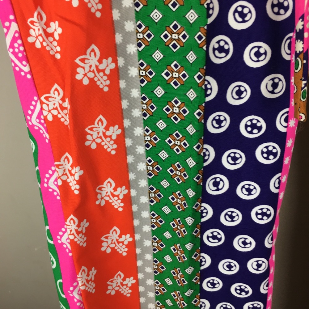 Vintage 60s hippie patchwork matching pant outfit - Picture 13 of 16